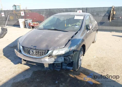 2013 Honda Civic Lx из США, поврежденный, VIN 2HGFB2F53DH529271